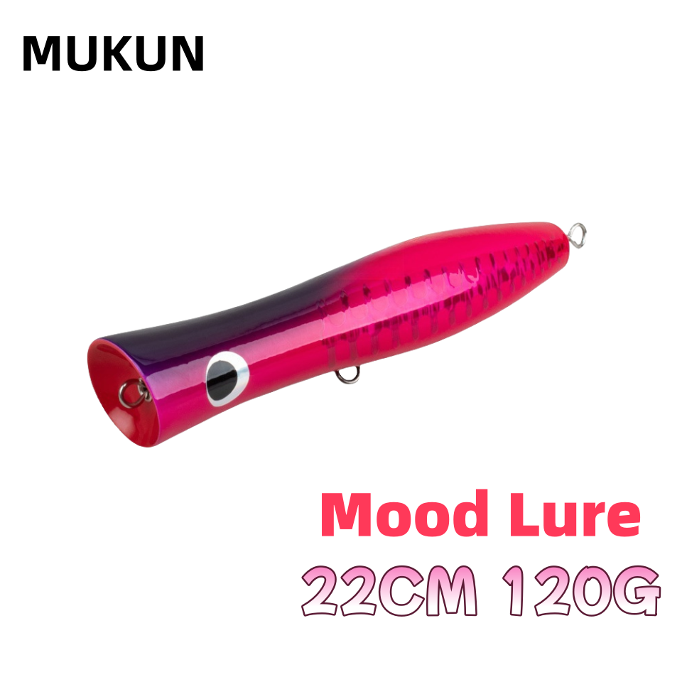 Fishing Lure Buzzbait - MUKUN Permainan Besar Trolling Popper 220Mm