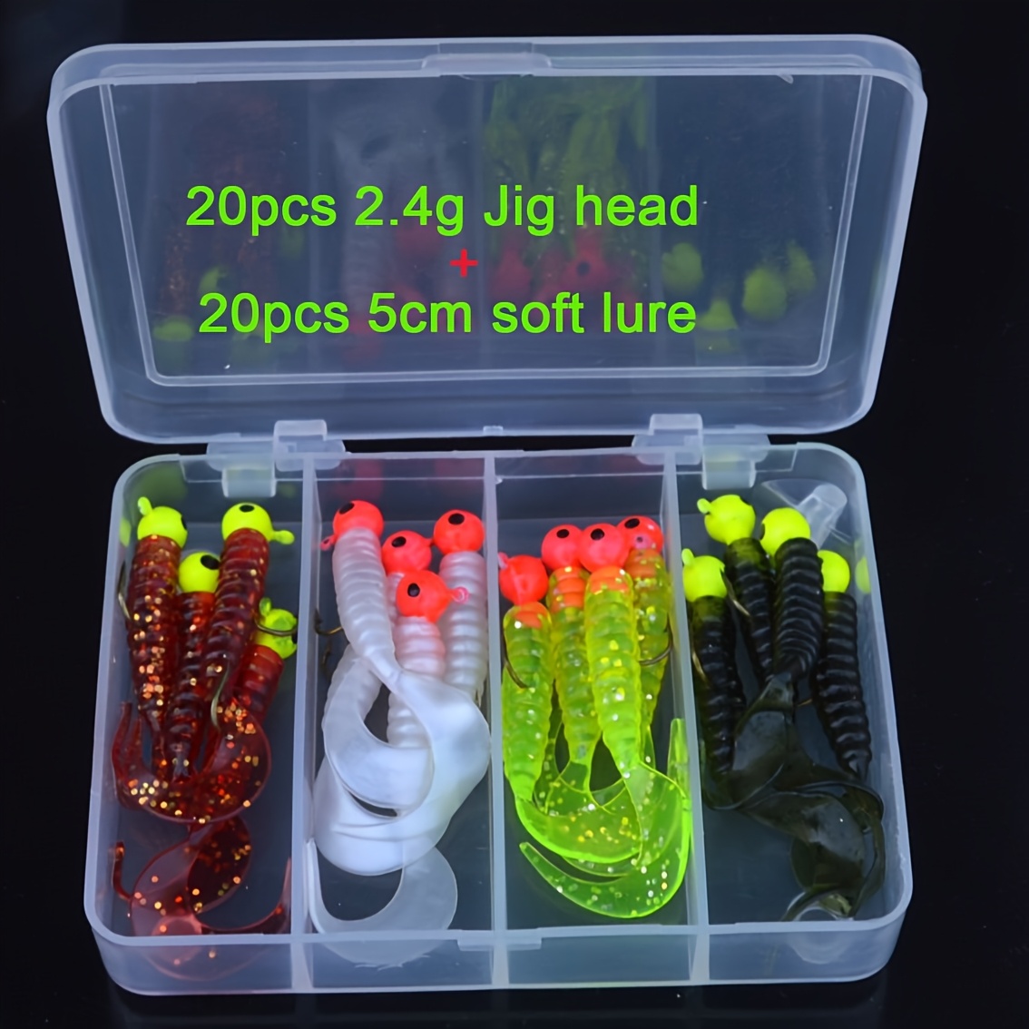 Fishing Lure Jig - 40pcs/Set Set Umpan Pancing 20pcs Kail