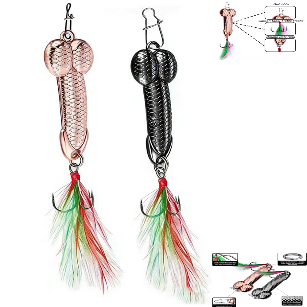Fishing Lure Blade Bait - Umpan Pancing Logam Bentuk Penis VIB