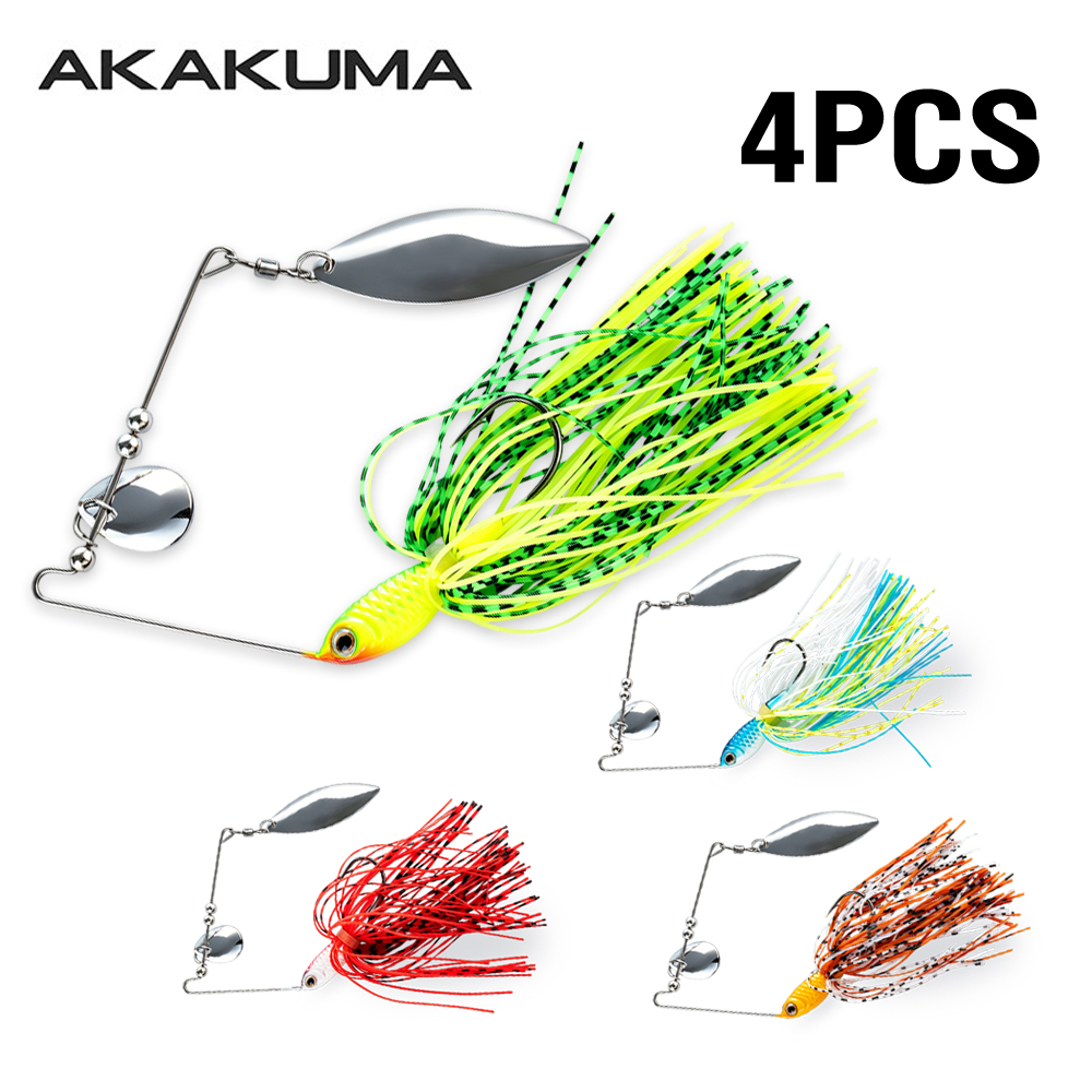 4 buah Umpan Pancing Spinnerba - Fishing Lure Blade Bait ulasan dan harga