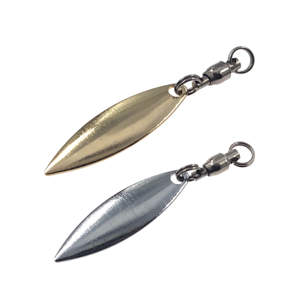 10 Buah Willowleaf Blades Spin - Fishing Lure Blade Bait ulasan dan harga