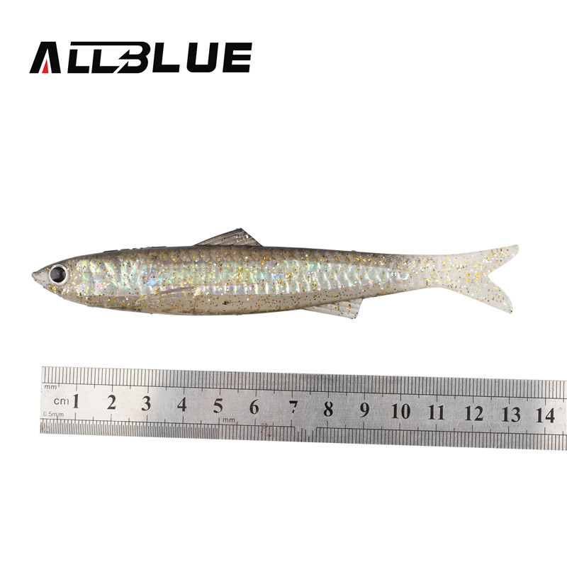 ALLBLUE 2 Buah/Lot 12.5G/13.5C - Fishing Lure Soft Plastic ulasan dan harga