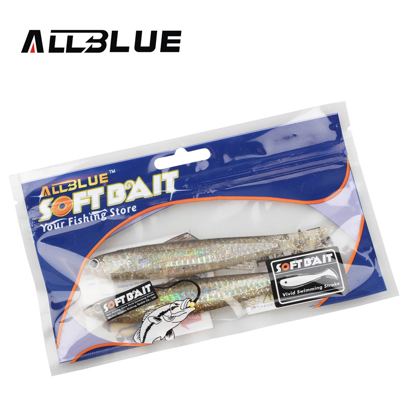 ALLBLUE 2 Buah/Lot 12.5G/13.5C - Fishing Lure Soft Plastic ulasan dan harga