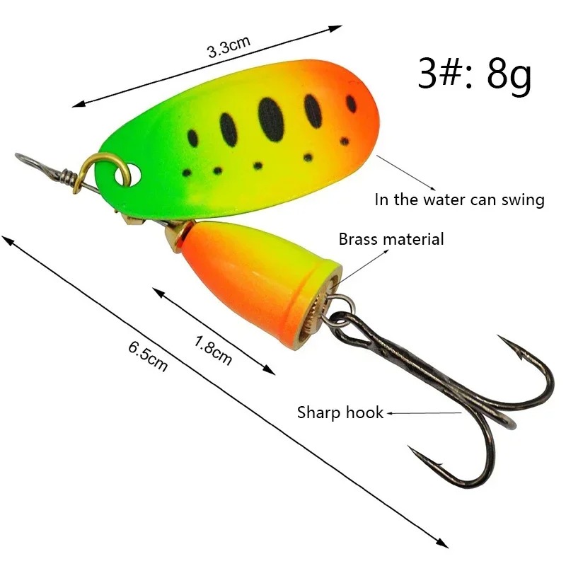 Umpan Pancing Spinner 8g Bilah - Fishing Lure Blade Bait ulasan dan harga